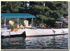 Bring your own boat and tie up to our dock